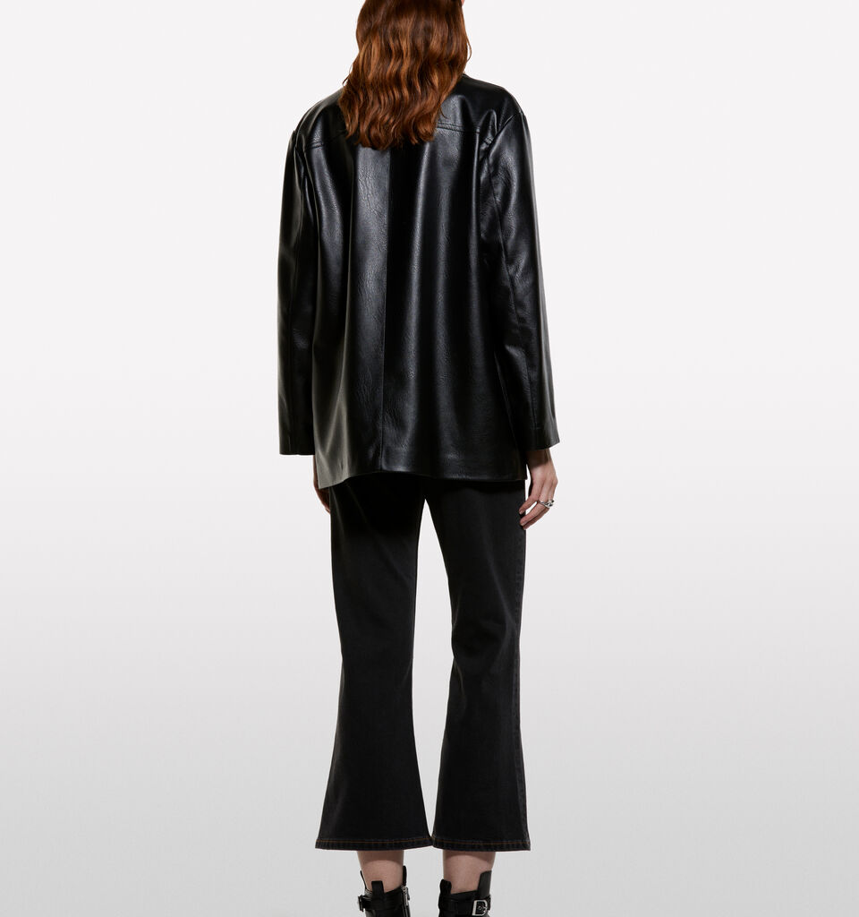Black bootcut jeans - mid season sale women - Black | Sisley image number 2